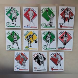 1990 NBA Hoops HOF & Coach Lot (11) #343/344/345/346/347/349/350/351/352/353/354